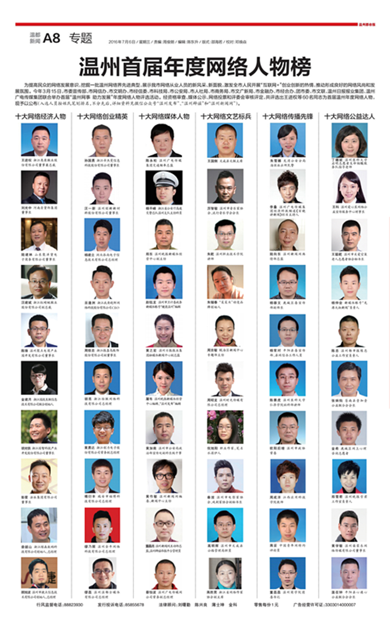 熱烈慶祝捷點總經理顧旭波被評為首屆溫州年...